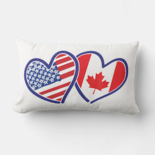 Vlaggenharten in Canada en Amerika Kussen