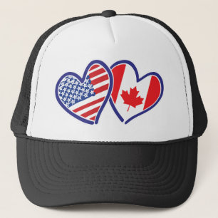Vlaggenharten in Canada en Amerika Trucker Pet