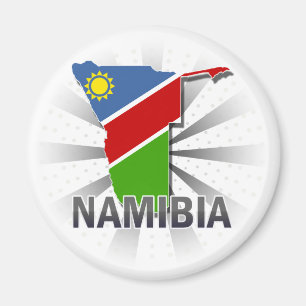 Vlaggenkaart 2.0 van Namibië Magneet
