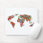 Vlaggenkaart Muismat (Met muis)