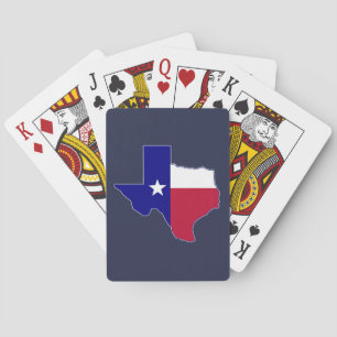 Vlaggenkaart van Texas Pokerkaarten