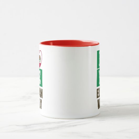 Vlaggenliefdesgemeenschap in Californië — Elysian  Mok (Midden)