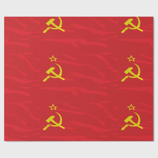 Vlaggenomslagpapier voor USSR Cadeaupapier (Vlak)