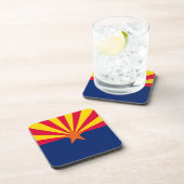 Vlaggenontwerp Arizona State Bier Onderzetter (Rechterzijde)