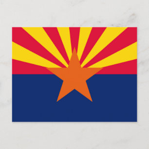 Vlaggenontwerp Arizona State Briefkaart