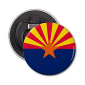 Vlaggenontwerp Arizona State Button Flesopener (Voorkant)