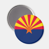 Vlaggenontwerp Arizona State Magneet (Voorkant / Achterkant)