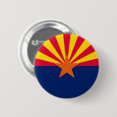 Vlaggenontwerp Arizona State Ronde Button 5,7 Cm (Voorkant /achterkant)