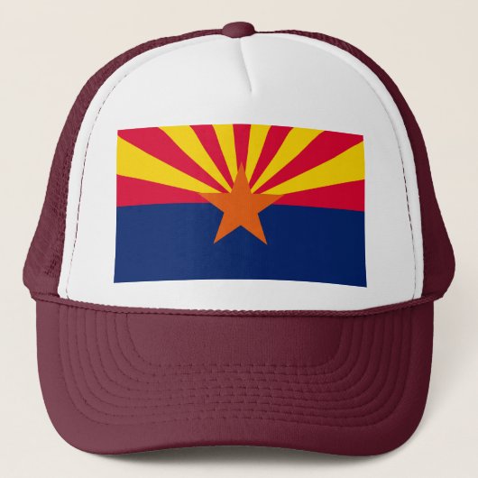 Vlaggenontwerp Arizona State Trucker Pet (Voorkant)