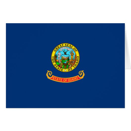 Vlaggenontwerp Idaho-staat (Voorkant Horizontaal)