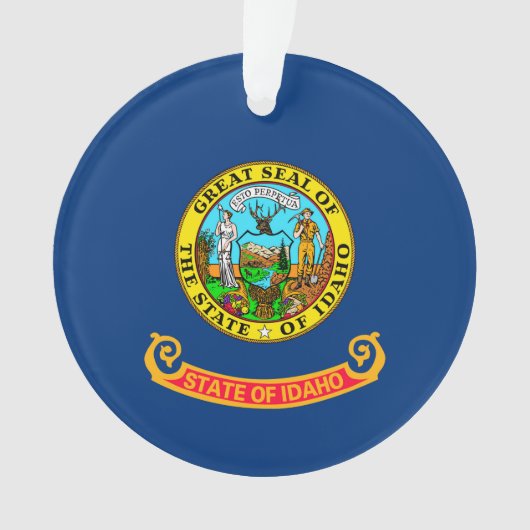 Vlaggenontwerp Idaho-staat Ornament (voorkant)