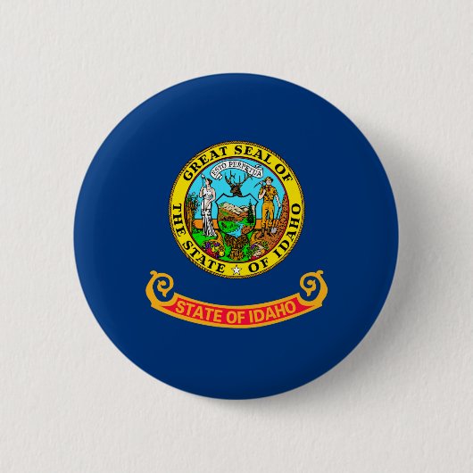 Vlaggenontwerp Idaho-staat Ronde Button 5,7 Cm (Voorkant)