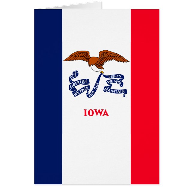 Vlaggenontwerp Iowa State (Voorkant)