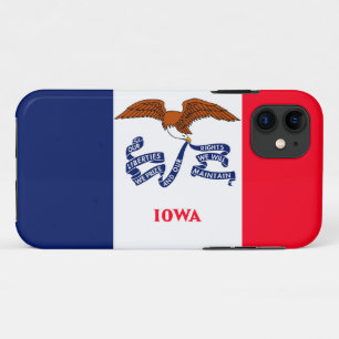 Vlaggenontwerp Iowa State iPhone 11 Hoesje