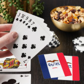 Vlaggenontwerp Iowa State Pokerkaarten (Insitu)