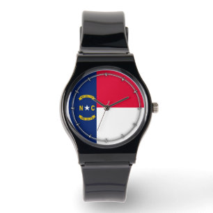 Vlaggenontwerp Noordelijke Carolina Horloge