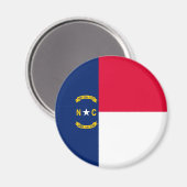 Vlaggenontwerp Noordelijke Carolina Magneet (Voorkant / Achterkant)