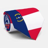 Vlaggenontwerp Noordelijke Carolina Stropdas (Opgerold)