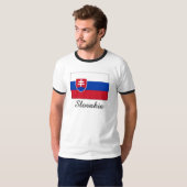 Vlaggenontwerp Slowakije T-shirt (Voorkant volledig)