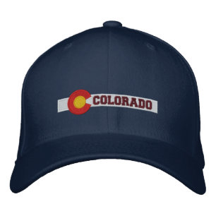 Vlaggenontwerp van de Colorado-staat Geborduurde Pet
