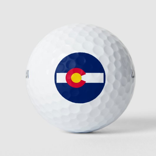 Vlaggenontwerp van de Colorado-staat Golfballen (Voorkant)