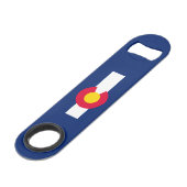 Vlaggenontwerp van de Colorado-staat Speed Flessenopener (Voorkant Gekanteld)