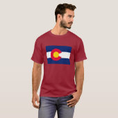 Vlaggenontwerp van de Colorado-staat T-shirt (Voorkant volledig)