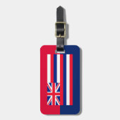 Vlaggenontwerp van de Hawaï-staat Bagagelabel (Voorkant verticaal)