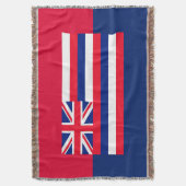 Vlaggenontwerp van de Hawaï-staat Deken (Voorkant Verticaal)