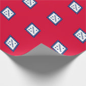 Vlaggenontwerp van de staat Arkansas Cadeaupapier (Hoek)