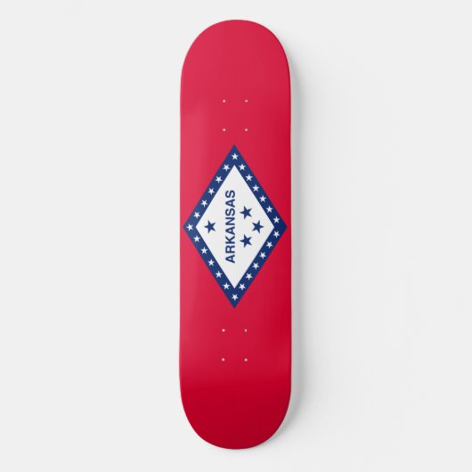 Vlaggenontwerp van de staat Arkansas Skateboard (Voorkant)