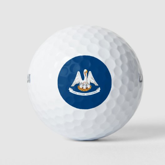Vlaggenontwerp van de staat Louisiana Golfballen (Voorkant)
