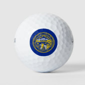 Vlaggenontwerp van de staat Nebraska Golfballen (Voorkant)