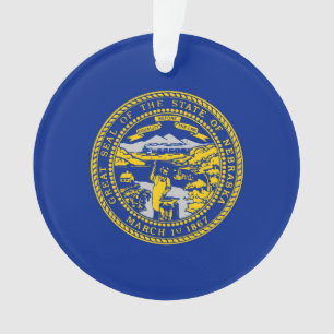 Vlaggenontwerp van de staat Nebraska Ornament