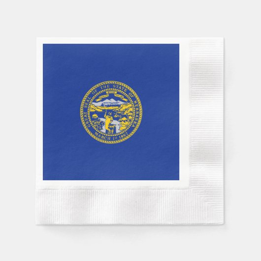 Vlaggenontwerp van de staat Nebraska Servet (Voorkant)