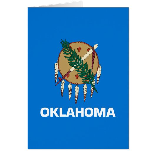 Vlaggenontwerp van de staat Oklahoma (Voorkant)