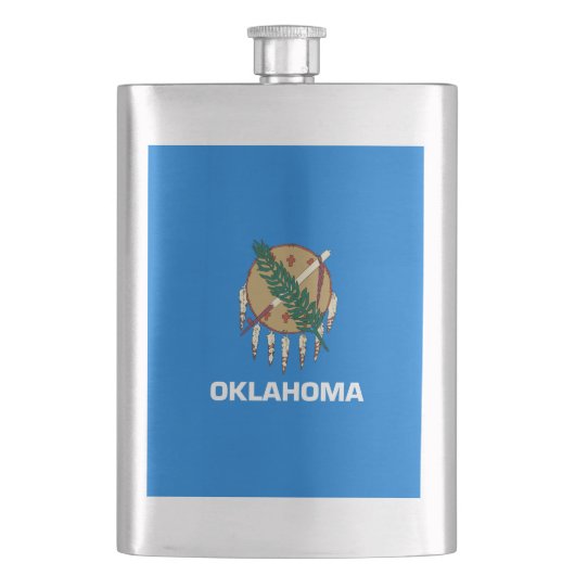 Vlaggenontwerp van de staat Oklahoma Flacon (Voorkant)