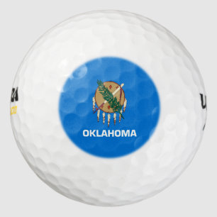 Vlaggenontwerp van de staat Oklahoma Golfballen
