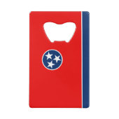 Vlaggenontwerp van de Tennessee Kredietkaart Flessenopener (Achterkant)