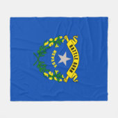 Vlaggenontwerp van Nevada-staat Fleece Deken (Voorkant (Horizontaal))