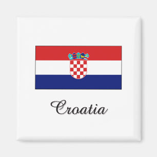 Vlaggenontwerp voor Kroatië Magneet