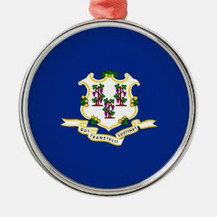 Vlaggenontwerpdecor voor verbindingsstatus metalen ornament