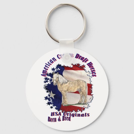 Vlaggenpaarden LOGO Sleutelhanger (Voorkant)