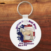 Vlaggenpaarden LOGO Sleutelhanger (Voorkant)