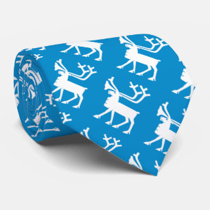 Vlaggenpatroon van Tromsø, NOORWEGEN Stropdas