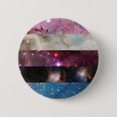 Vlaggenpen van gendervloeistofnebula ronde button 5,7 cm (Voorkant)