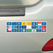 Vlaggenreeks - #2 bumpersticker (Op auto)