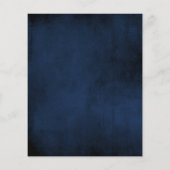 Vlaggenschip Navy & Goud Budget Flyer om de datum (Achterkant)