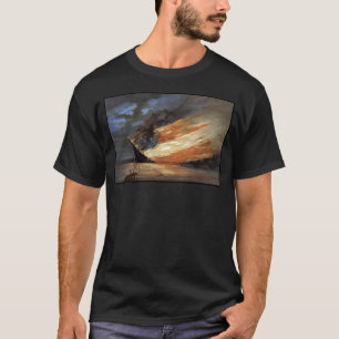 Vlaggenschip van de opstandeling in de Amerikaanse T-shirt