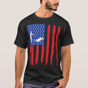 Vlaggenschotel voor afspeelapparaat voor afspeelap t-shirt